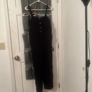 black jumpsuit